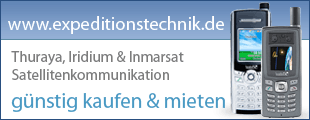 www.expeditionstechnik.de – Thuraya, Iridium & Inmarsat Satelitenkommunkikation – günstig kaufen und mieten.